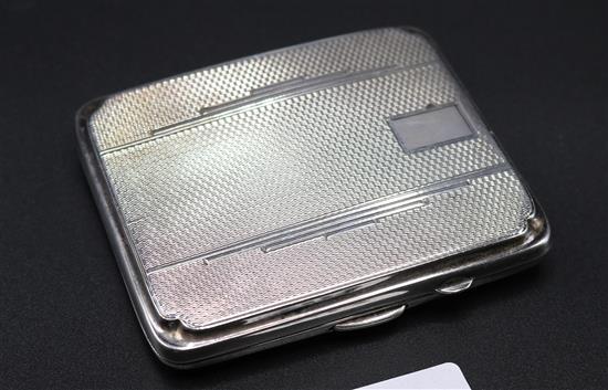 Silver cigarette case